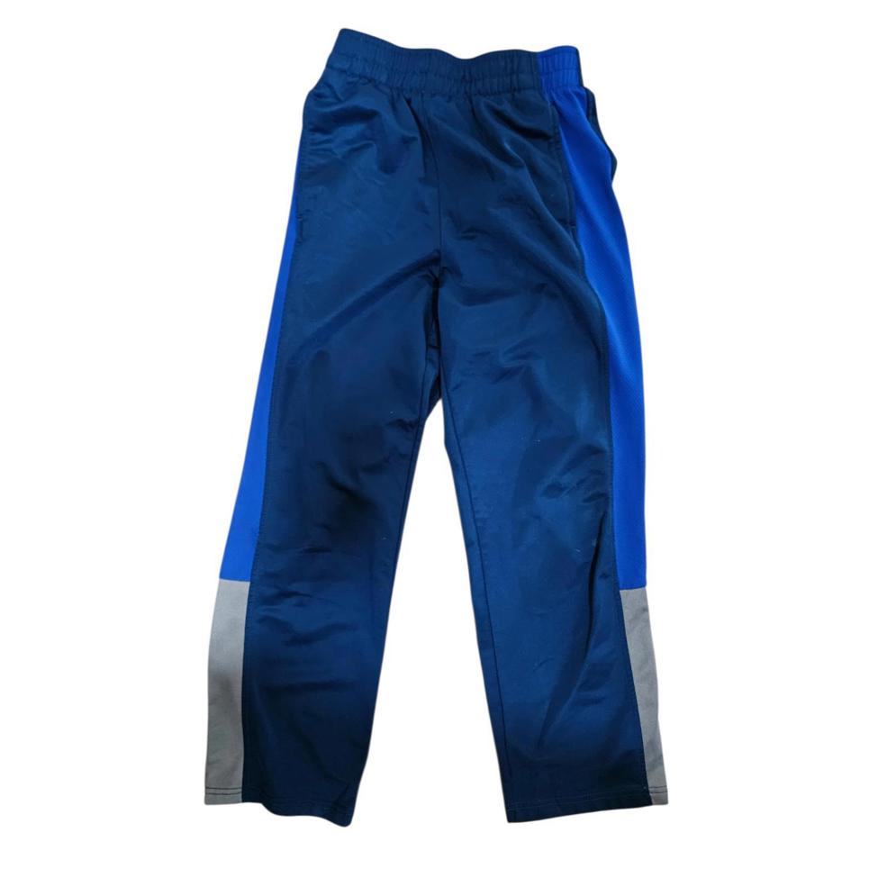 Star Boys' Navy And Blue Activewear Color Block Pants Size 10-12 Large
